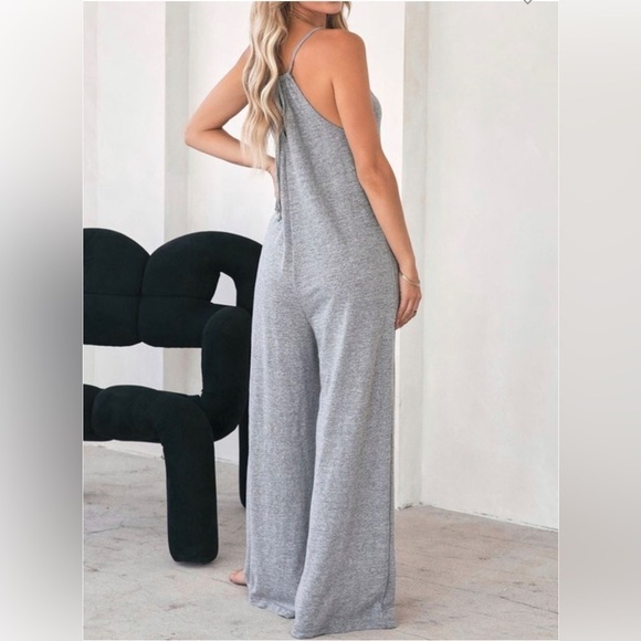 Heather Gray Jumpsuit! ☀️☀️ - Picture 2 of 5